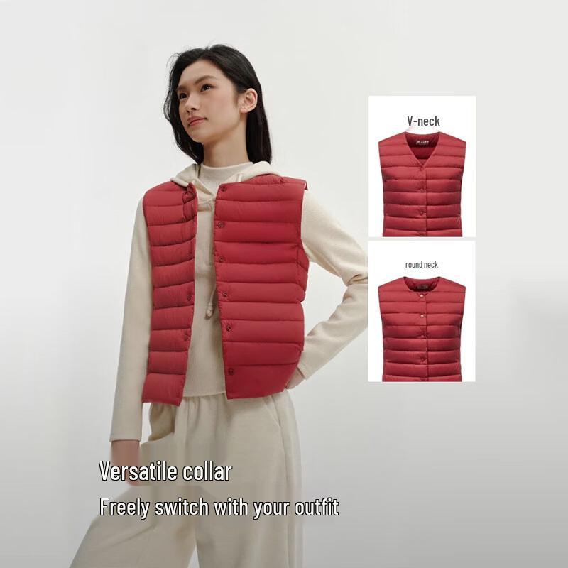 Bosideng B260135016 Classic Round Neck Down Vest