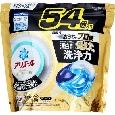 Procter & Gamble Ariel Laundry Detergent Gel Ball Refill, Mega Jumbo Size, 54 Count