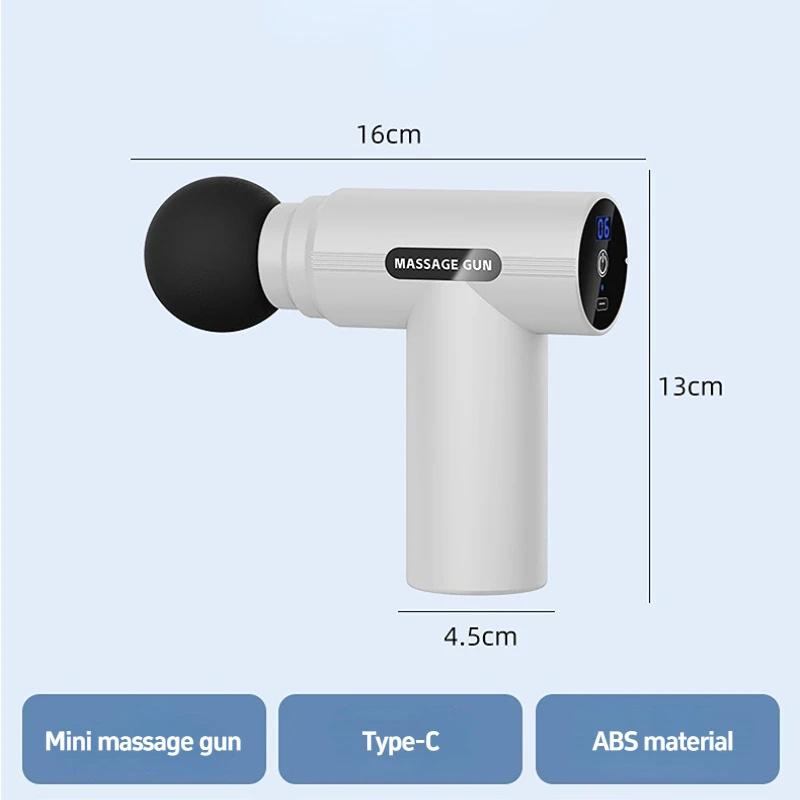 Xiaomi Mini Pistola Massaggiante USB Macchina Fasciale Rilassamento Muscolare Pistola Vibrante Asta Massaggio Attrezzatura Fitness Presa per Collo Pistola Fasciale