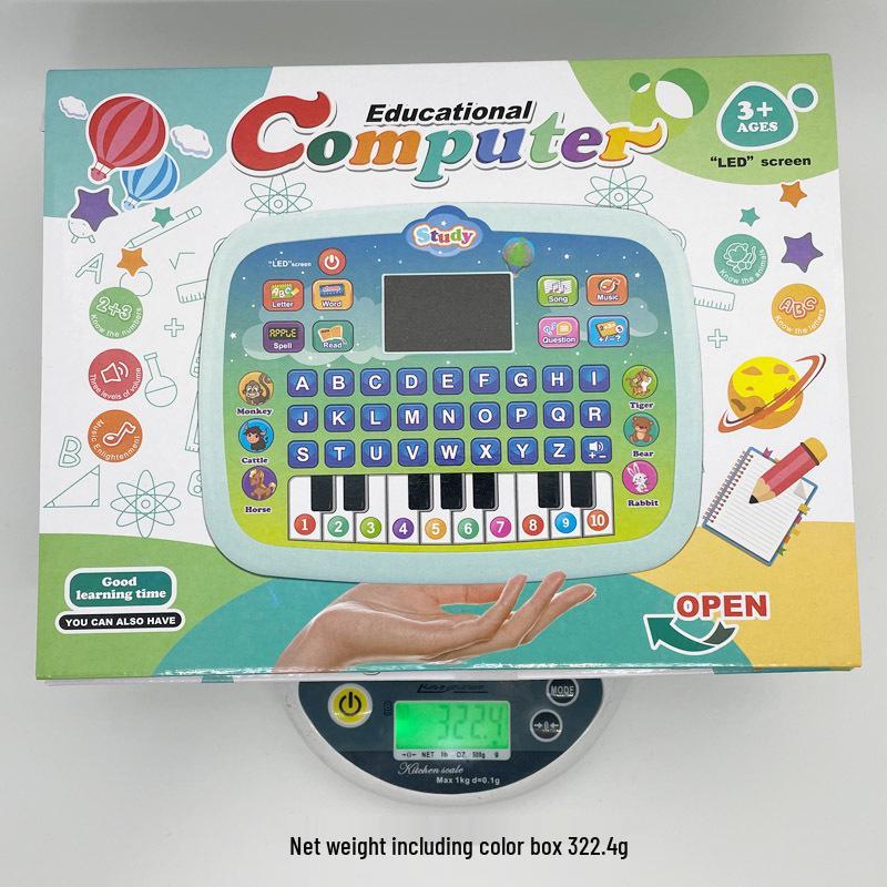 Multifunctional Children's English Learning Tablet with Smart LED Display