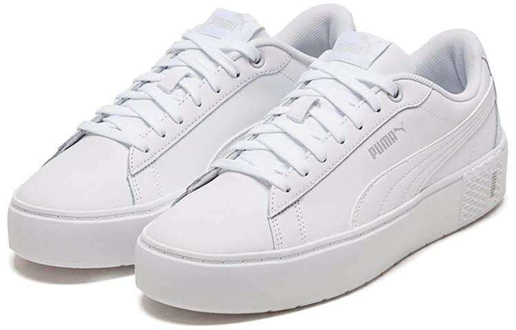 Women's Sneakers Puma Wmns Smash Platform V2 'Triple White'