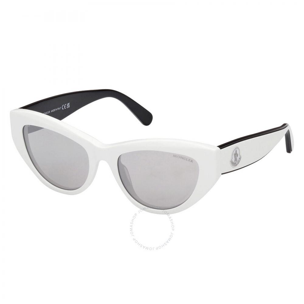 

Moncler Modd Smoke Mirror Cat Eye Ladies Sunglasses ML0258 21C 53