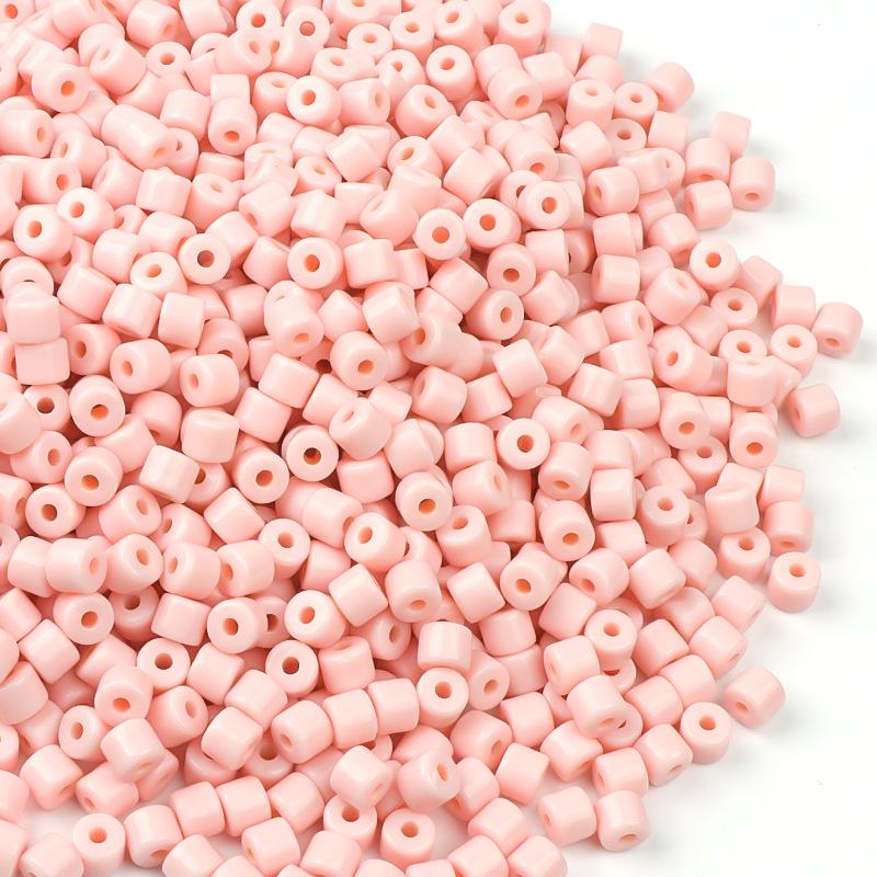 Bunte zylindrische Acrylperlen zur DIY-Schmuckherstellung