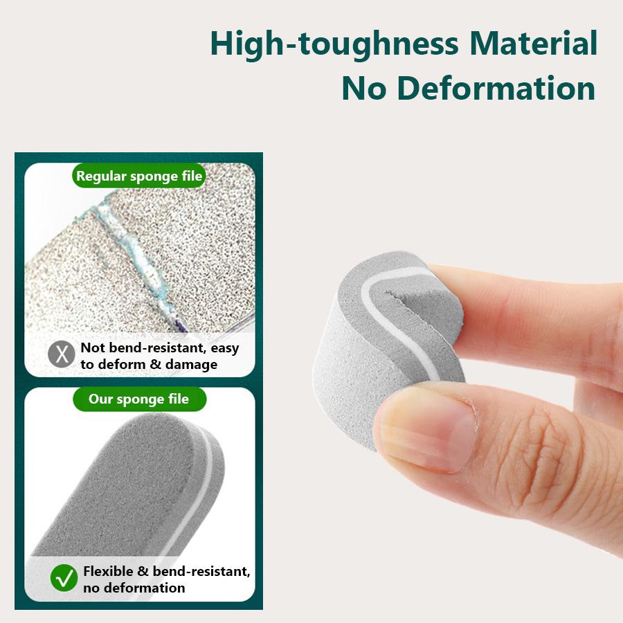 10/20Pcs Mini Nail Buffer Block Sponge Files, Double Color Buffing Sanding File Pedicure Manicure Tool Acrylic Gel Salon Supplies Accessories
