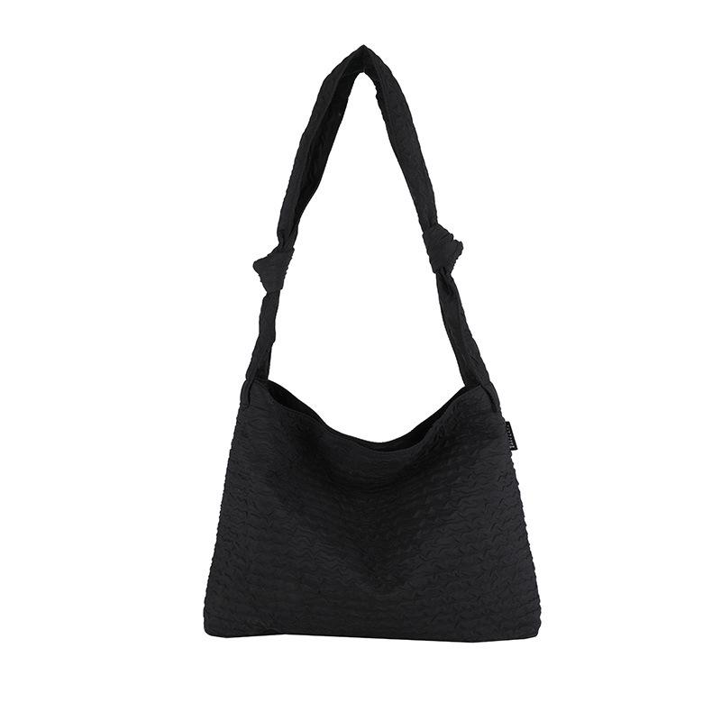 2026 Summer Stylish Large Capacity Women's Tote Bag - Gentle Texture, Plain Color, Shoulder/Handheld