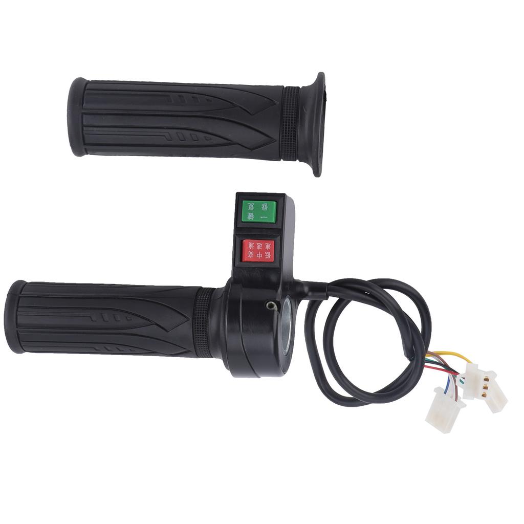 1 Pair Throttle Grip 3 Speed Control Throttle Handle Grips for Electric Bike Bicycles