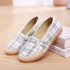 2025 Spring/Summer Women's Ethnic Style Flat Heel Old Beijing Cloth Shoes for Middle-Aged & Elderly Mothers