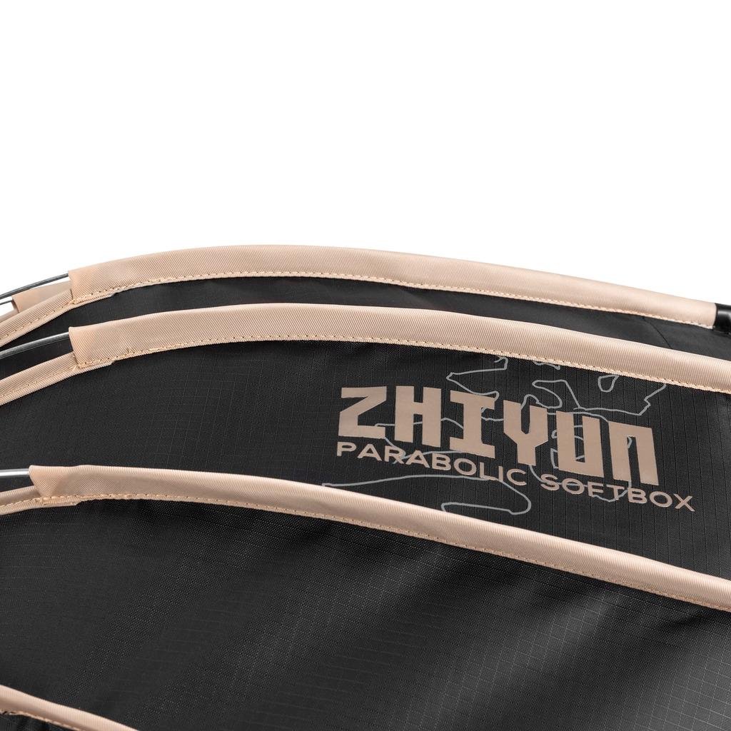Reguläre Garantie ZHIYUN Beleuchtungszubehör Parabolische Softbox 60D EX1H06 Bowens-Halterung Strahlungstyp 60 cm Durchmesser im ausgeklappten Zustand Wabengitter