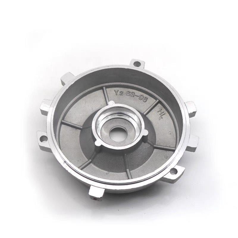 Aluminum Alloy Motor End Cover Y2 Series (56/63/71/80) Rear B5 B14B3 Three-Pillar Design