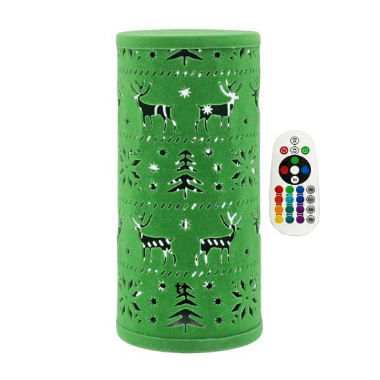 Hollow-out Butterfly Lamp USB Projector Lamp, RGB 16 Colors Decorative with Remote Powered Night Light Control, LED for Bedroom Living Room