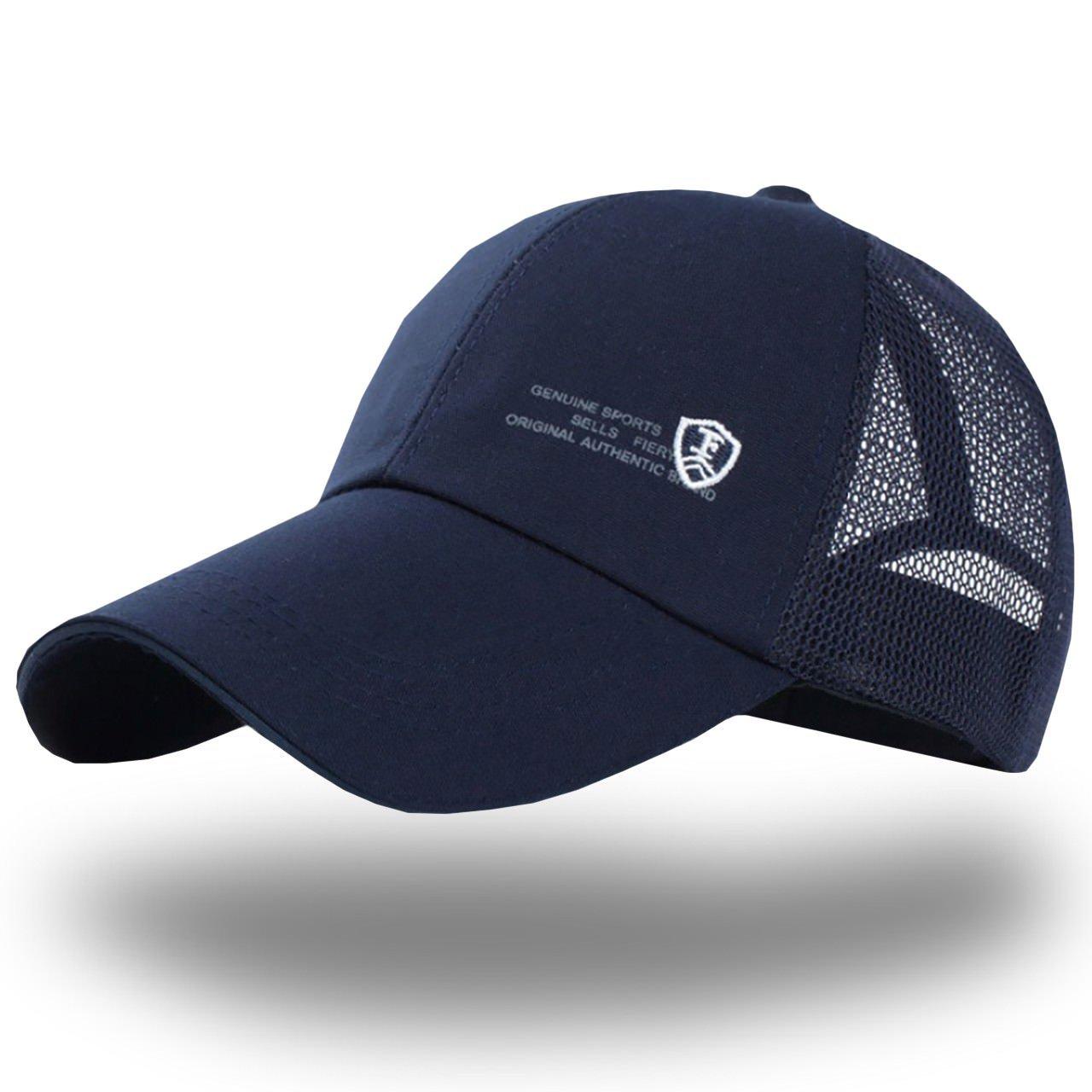 

ONE LIMITATION CP048 Mesh for Running and Men and Women (01.Navy) Cap, Stylish, Sports,