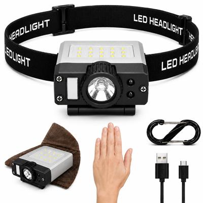 LED Headlight [2026 Innovative Version & 2500 Lumens] Band/hook/clip Multi-style