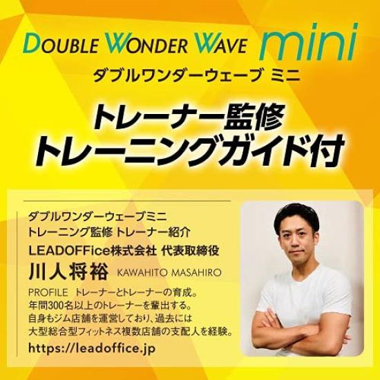 Double Wonder Wave Mini Mini Vibration Exercise Repair Warranty Machine, Lightweight, Compact, Machine, 1-Year [NTV7 Official]