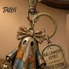 Festive Halloween Keyring 1/2Pcs Spirit Boo Crew Ghost Keychain, Spooky Accessory for Keys Seasonal Keychain Charm Bags Lanyards, Perfect Gift Lovers
