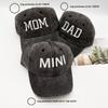Vintage Parent-child Baseball Hats Washed Cotton Baseball Cap Fashion Outdoor Sunscreen Hats