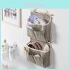 Wall Mount Storage Bag For Bedroom Organizer With Large Capacity For Dorm Room And Closet Use