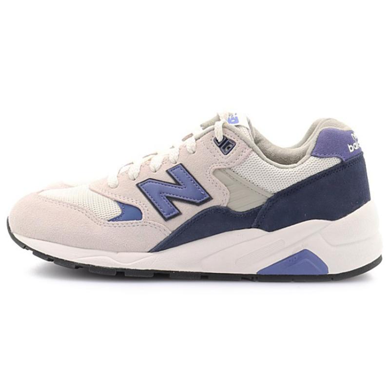 

New Balance NB 580 Low Top Casual Running Shoes Unisex Beige Navy Blue Sneakers CMT580CM(D width) 42