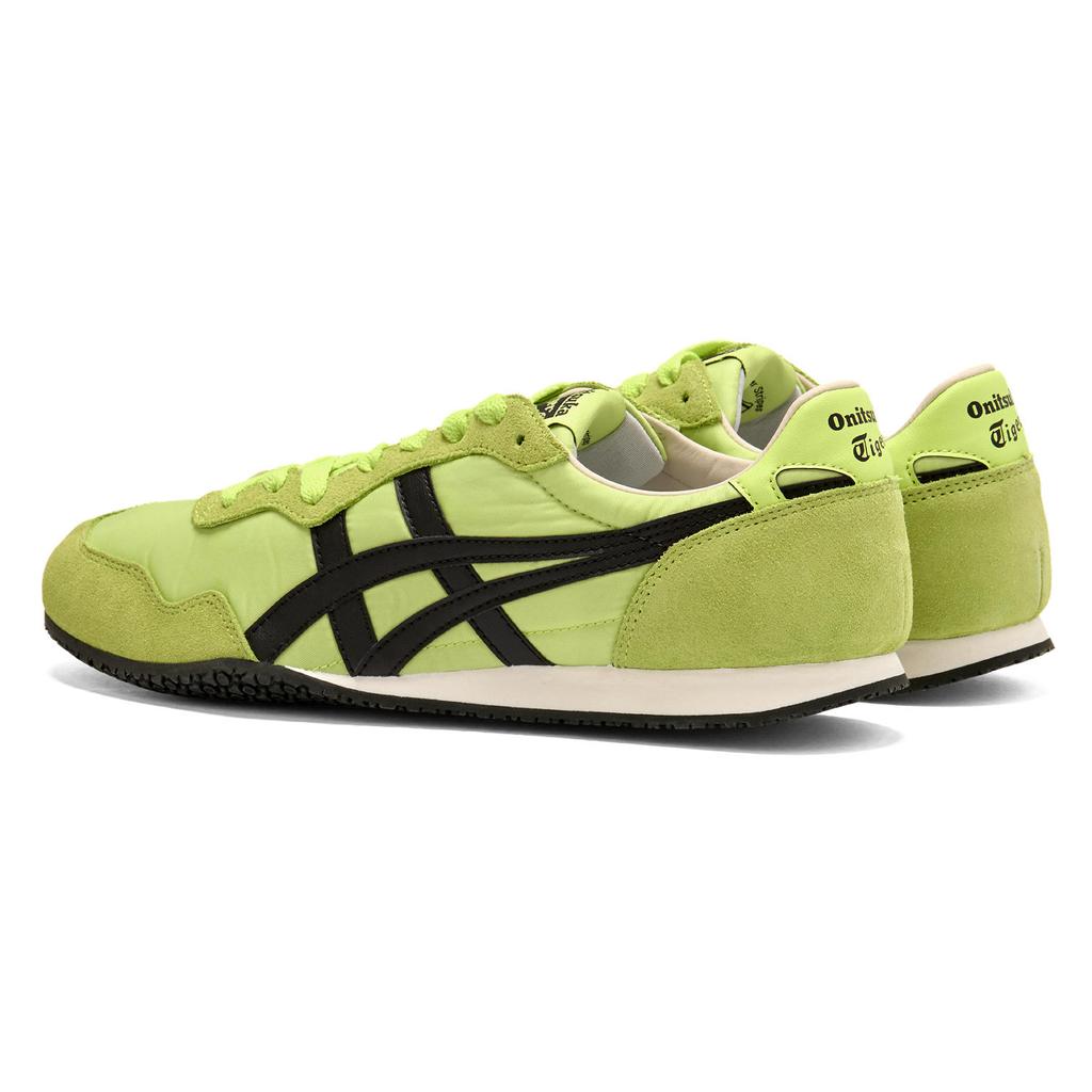 Unisex Sneakers Onitsuka Tiger SERRANO Casual Shoes Unisex Low-top Lime Green/Black