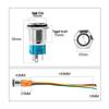 16mm Flat Metal Push Button Switch with LED Ring Light