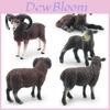 Realistic Pvc Farm Animal Sheep Model Toy For Children Educational Playtime