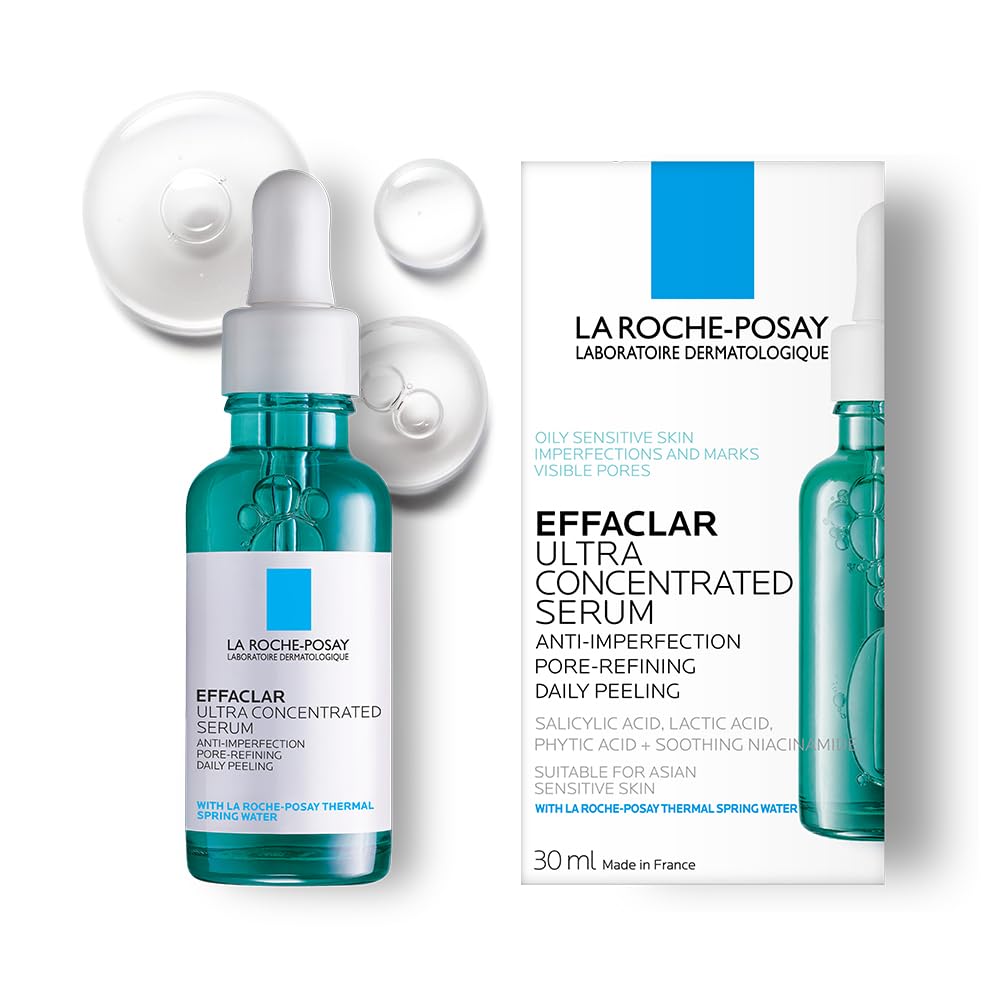 

La Roche-Posay [Serum] Effaclar Peel Care Serum for Sensitive Skin, Acne, Dead Skin, Salicylic Acid, Combination Skin, Pores, Green Peel Care, 30ml