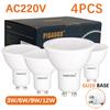 4PCS LED Lights GU10 Spot Light LED Lighting AC220V GU10 Spot Bulbs MR16 Spotlights 12W 9W 6W 3W LED Dimmable Bombillas For Home