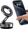 Car Phone Holder for Magsafe [78+LBS Strongest Suction & 2400gf Magnetic] 360° Adjustable Car Phone Mount Phone Holders