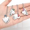 Top Plaza Collier Meilleures Amies Pour Toujours et à Jamais 3 BFF Puzzle Cœur Assorti Pendentif en Alliage Collier Bijou d'Amitié pour Sœurs, Alliage Argenté.