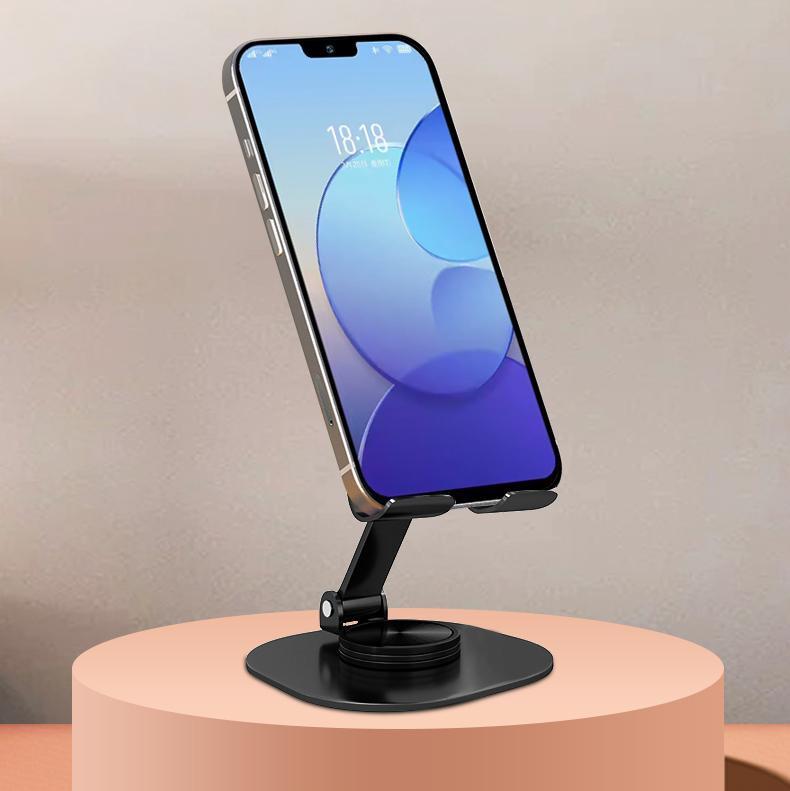 Aluminum Alloy Foldable Phone and Tablet Stand - Portable Desktop Holder