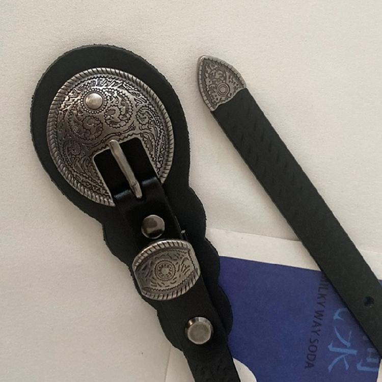 Vintage Buckle Belt Women Waist Belt Bohemian Waistband Pants Belt Accessories