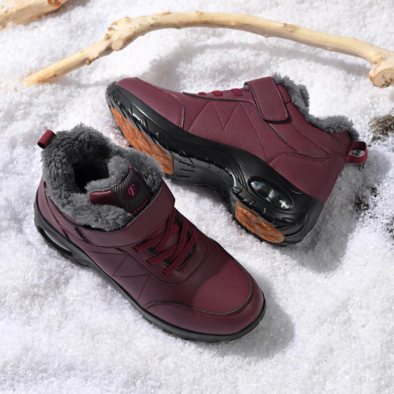 Botas de Invierno Impermeables para Mujer de Talla Grande, Botines Antideslizantes de Goma para Mujer, Botas de Nieve, Zapatos Cálidos de Invierno