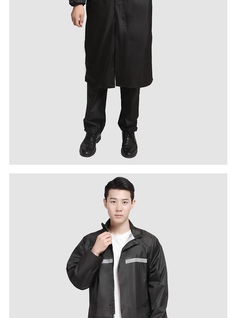 Adult One-Piece Long Raincoat: Fashionable, Thickened, Lengthened Outdoor Windbreaker & Cycling Poncho