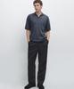 Masimodutti Knit V-Neck Polo Shirt