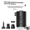 Fast Charging Camping Air Pumps Portable Design Multiple Attachments Lightweight for Outdoor Inflatable Equipment