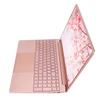 15.6in Laptop for Win11 for N5095 CPU Pink Laptop with Fingerprint Keypad Backlight Keyboard