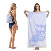 2 in 1 Microfiber Quick Dry Beach Towel Bag Convertible Foldable Printed Bath Towel Backpack