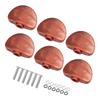 6Pcs Tuners Machine Head Replacement Buttons Knobs Universal Big Semicircle for Folk Electric Guitar Parts