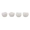 4 Pcs LED Rose Candle Light Flameless Smokeless Colorful LED Decorative Light for Bars Cafe