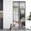 Magnetic Screen Door Curtain with Velcro