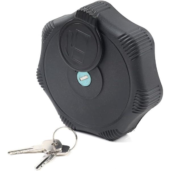 GZYF 7414913 Tank Cap 7041664 For Liebherr Excavator: R924, R944 With 2PCS 706 Keys, Black,(Note: the product size)