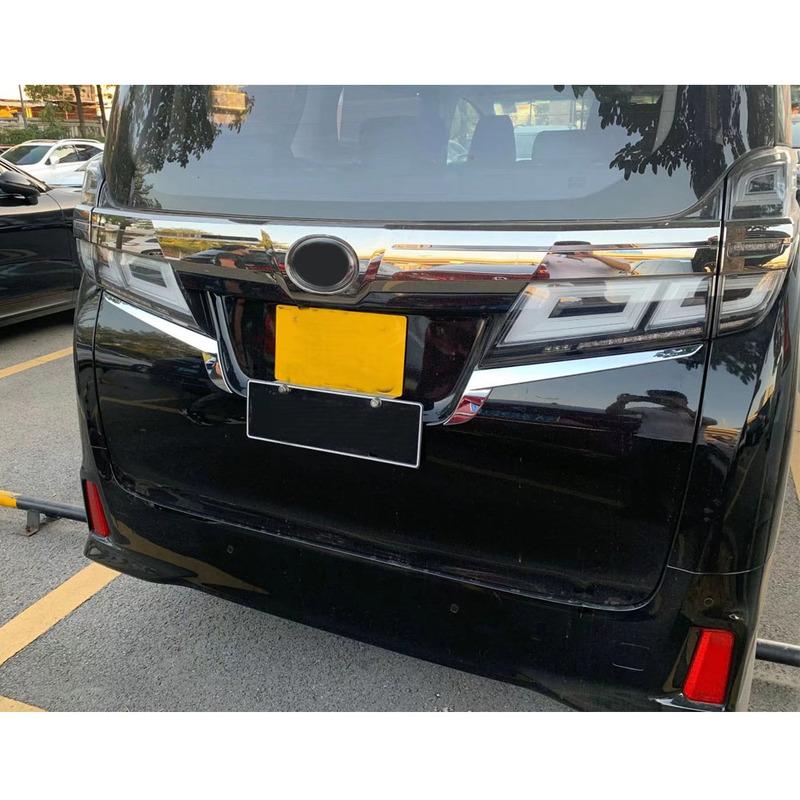 Car Rear Tail Light Lamp Strip For Toyota Alphard Vellfire 2016 2017 2018   Trim Decoration Auto Eyebrow Accessories