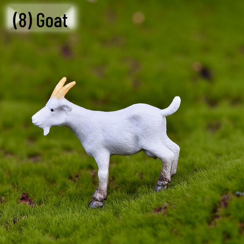 Miniature DIY Building Model: Moss, Micro Landscape Ornaments, Resin Animal & Plant Figures
