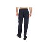 Stone Island Solid Color Elastic Waist Mid-Rise Slim Fit Straight Leg Casual Pants Men bottoms Black 791567053-V0020