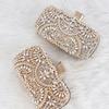 2023 Diamond Evening Clutch Bag For Women Wedding Golden Clutch Purse Chain Shoulder Bag Small Party Handbag With Metal Handle