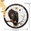 Sun Catcher - Vibrant Stained Glass Style Window Hanging with Lifelike Eagle Design, Nurseries, Vintage Home Decor Wall for Bar Kitchen, Restaurant Sh