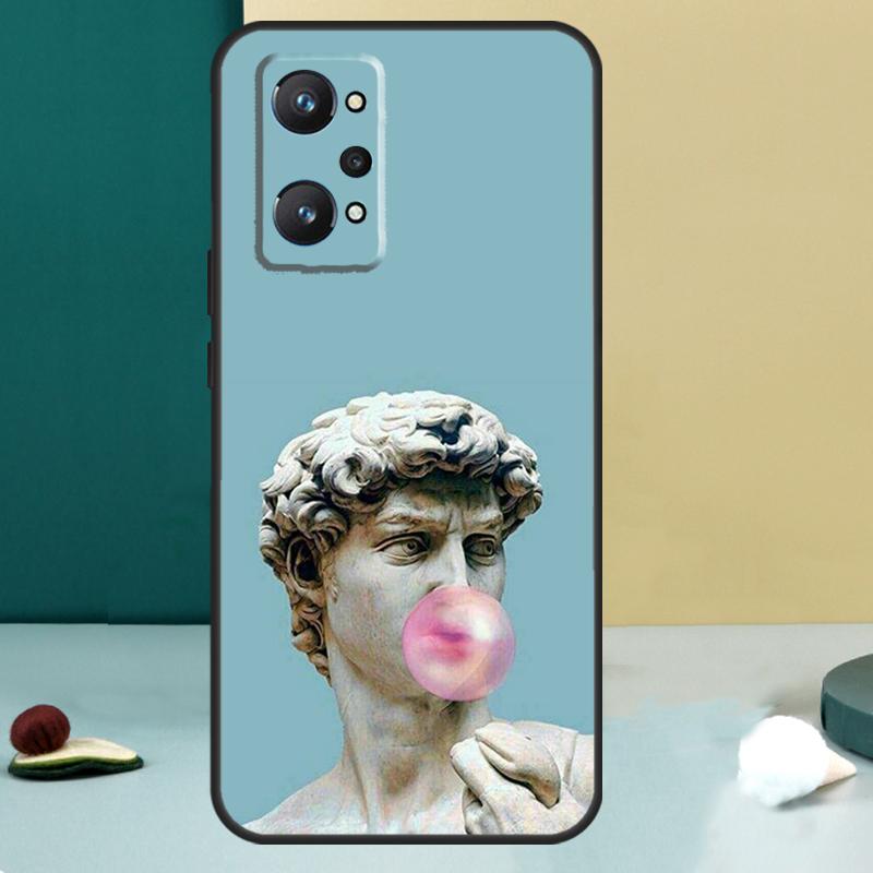 Famous Aesthetic Statue For Realme GT 6T 5 6 GT 7 Pro C67 C75 C61 C55 C53 C51 C21Y C25S 10 11 12 13 14 Pro Plus Case