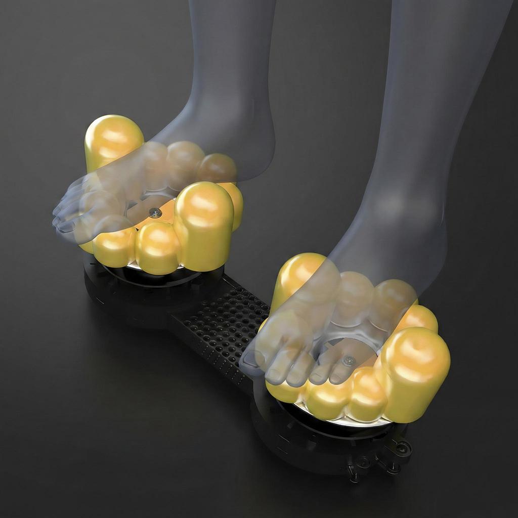 WARMING FEET MASSAGER - Foot Massager Providing a Warming and Deeply Relaxing Shiatsu Pressure Massage of the Soles of the Feet