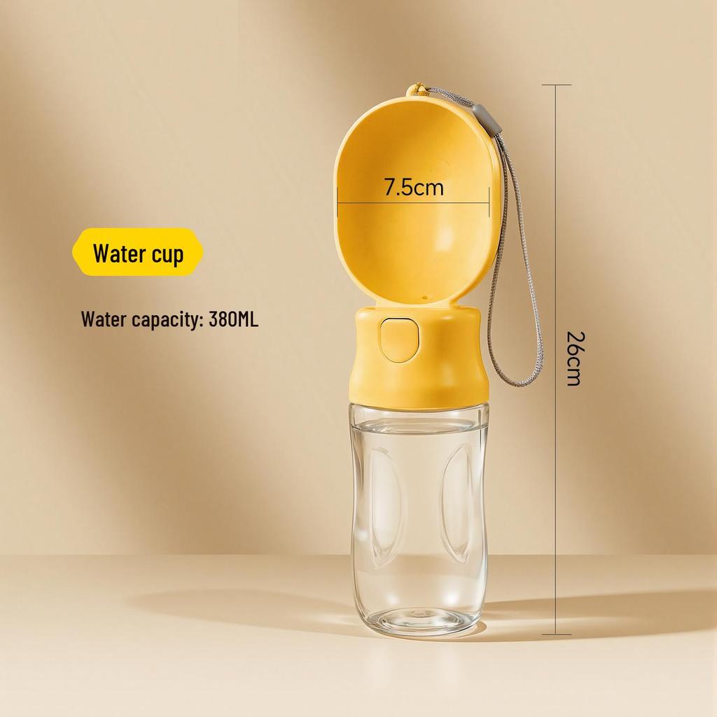Portable Pet Companion: Leak-Proof Outdoor Water & Food Feeder for Dogs
