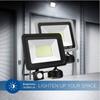 50w Led Waterproof Outdoor Courtyard White Light With Human Body Induction