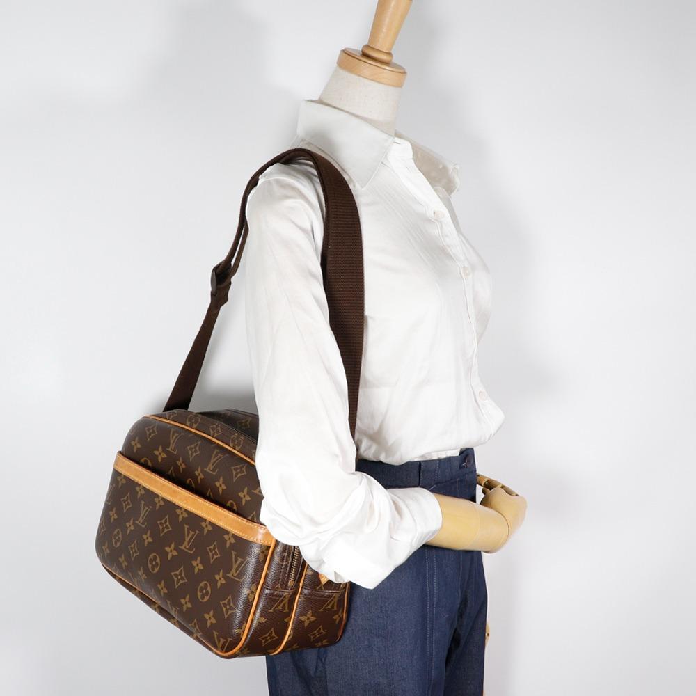 LOUIS VUITTON Reporter PM Shoulder Bag M45254 Brown Monogram canvas Women Used